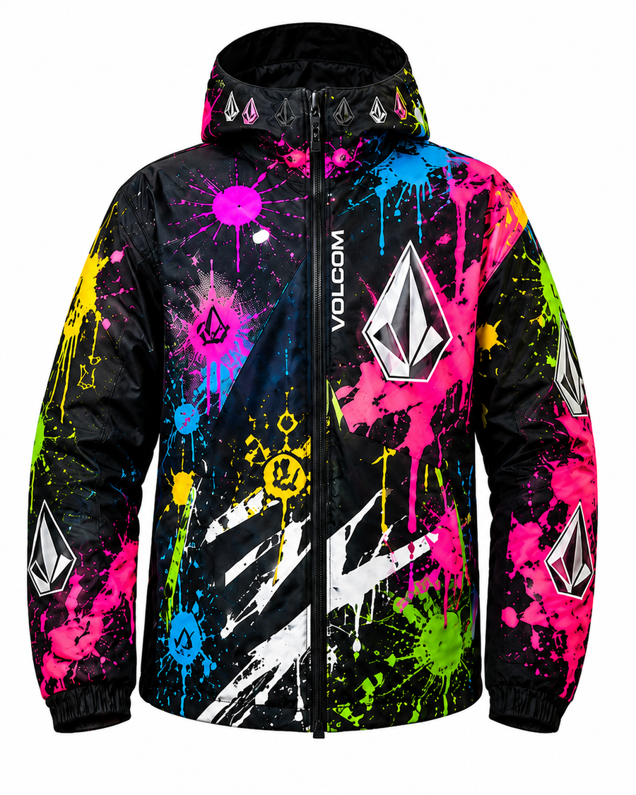 Veste Volcom Neon Meltdown — vue de face