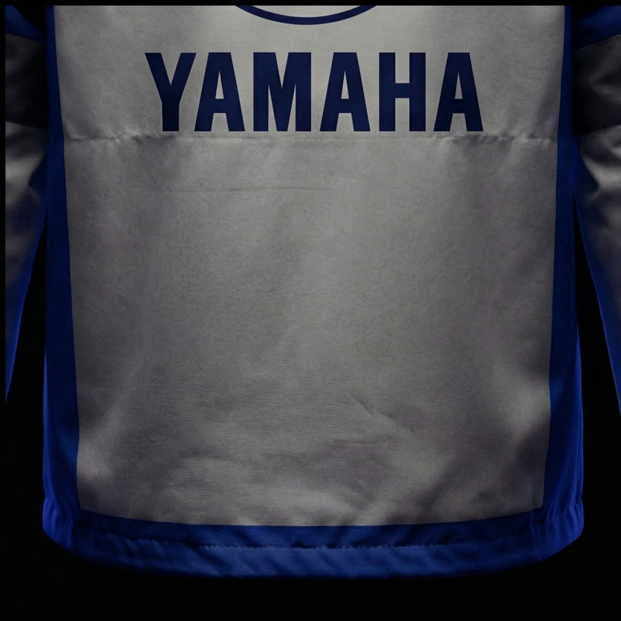 Jacket Déperlante Yamaha Racing White – Édition Premium Motocross
