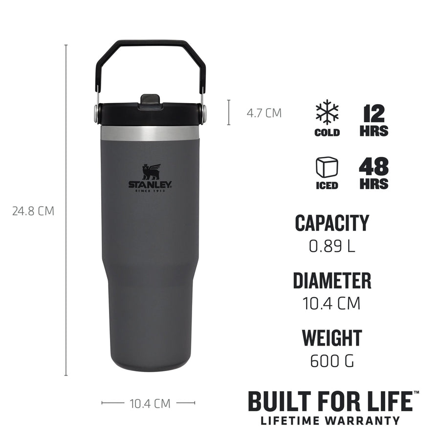 Gourde Stanley avec Paille Pliable | 0.89L - Polynesia Market