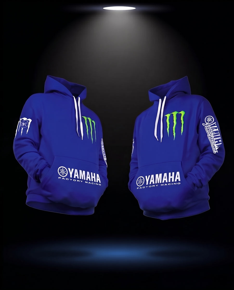Pull Yamaha Monster — Bleu Officiel