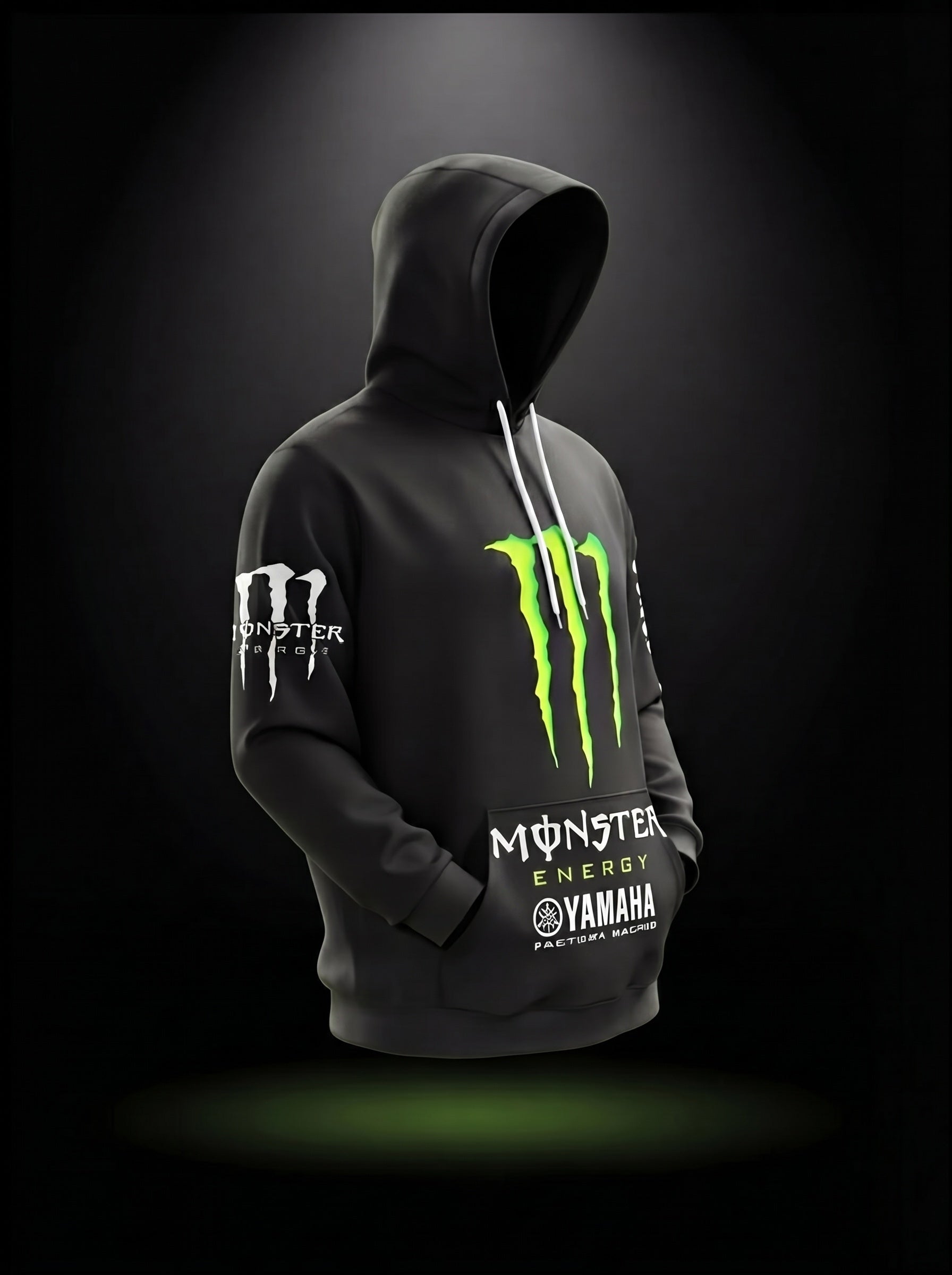 Pull Yamaha Monster — Noir Classique