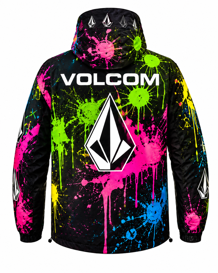 Veste Volcom Neon Meltdown — vue de dos