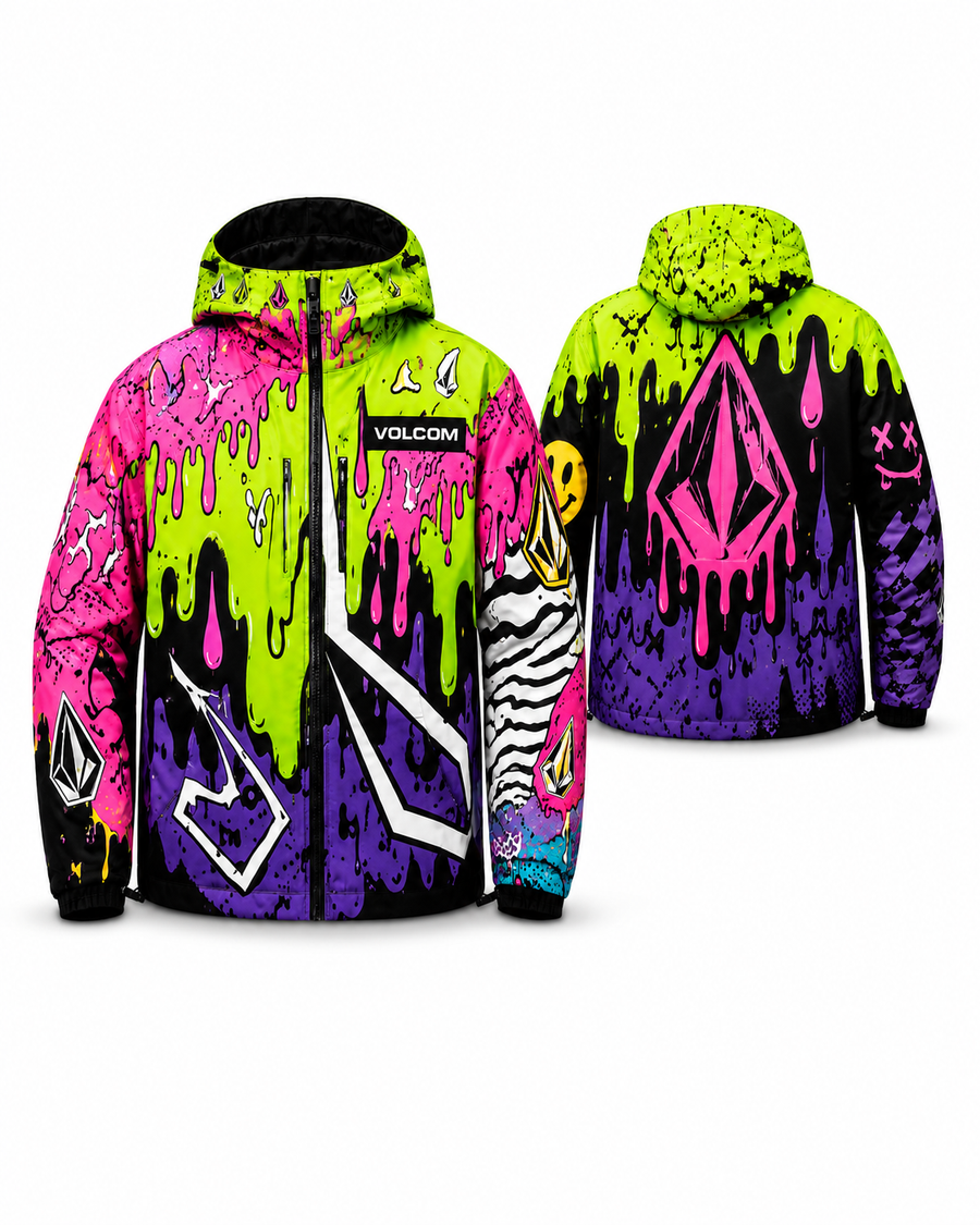 Veste Volcom Toxic Drip — vues face et dos