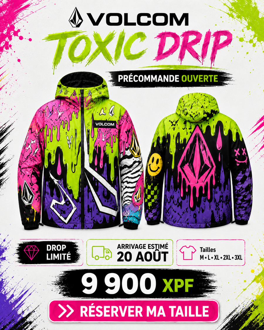 Veste Volcom Toxic Drip — visuel précommande