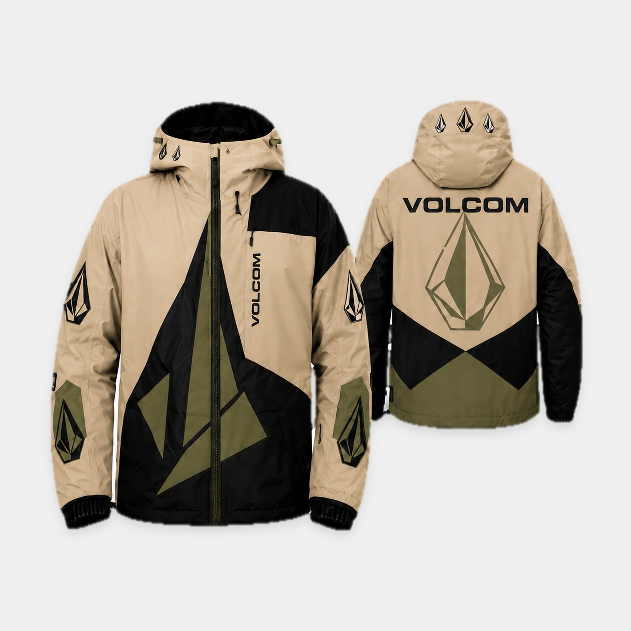 Veste Volcom Terra Shift - Vue avant et arrière