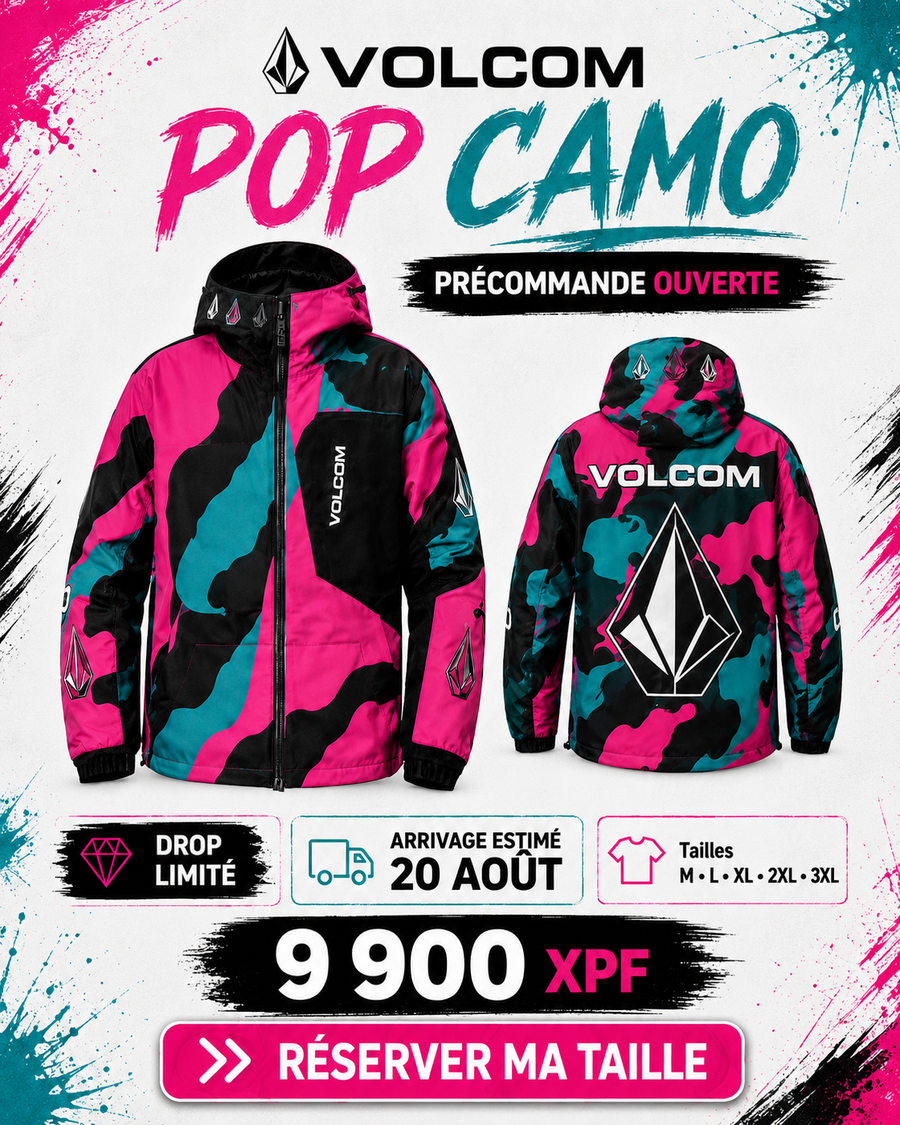 Veste Volcom Pop Camo — visuel précommande