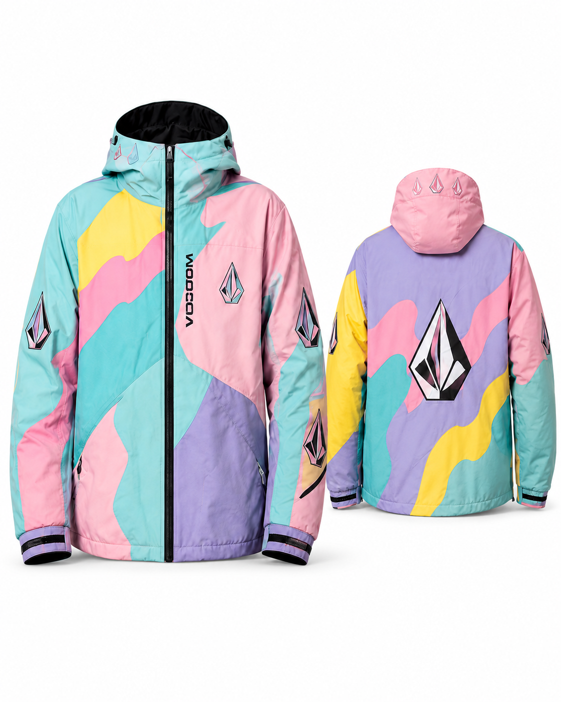 Veste Volcom Pastel Pop — vues face et dos