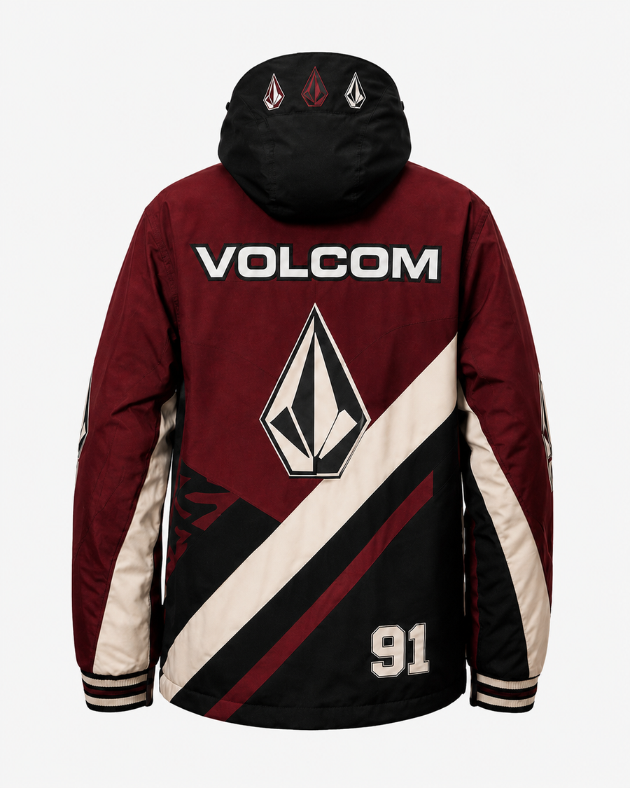 Veste Volcom Varsity Stone — vue de dos