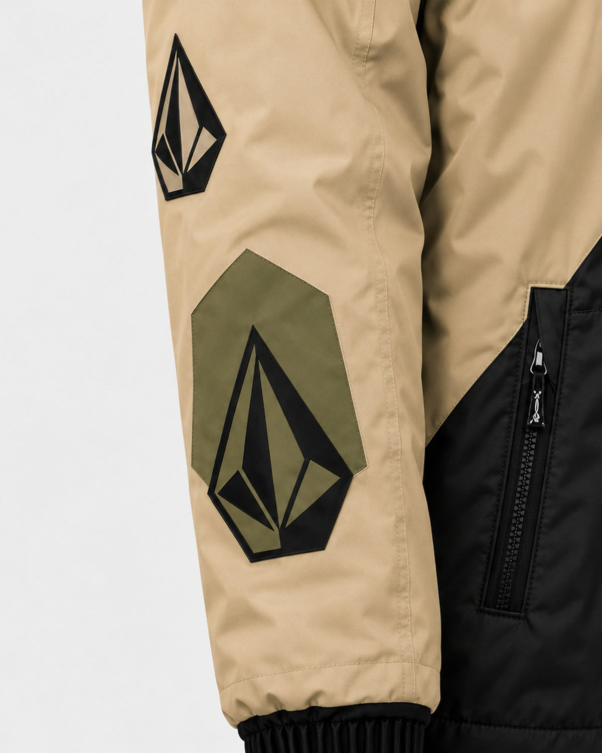 Veste Volcom Terra Shift - Gros plan manche et poche