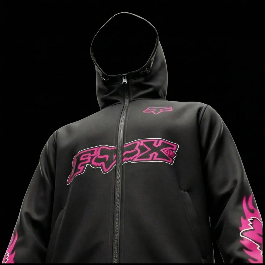 Jacket Déperlante FOX Pink Racing Edition – Style Premium