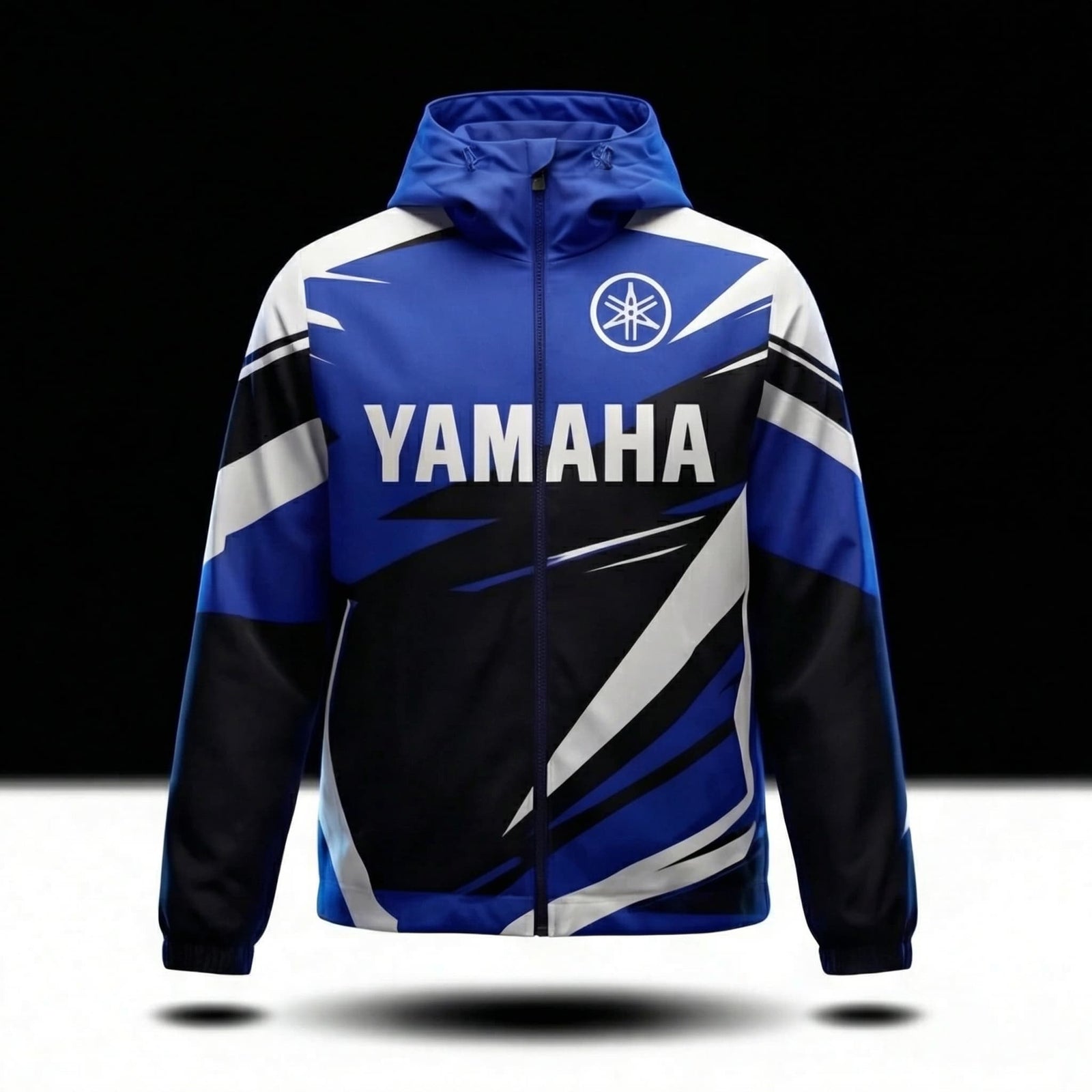 Jacket Déperlante Yamaha Racing Blue – Style Motocross Premium