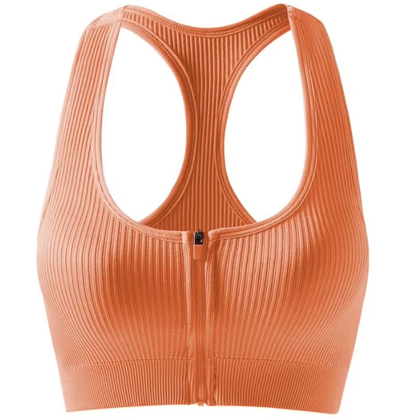 2025 New Style Hot Sale Sportswear Seamless Yoga Sets for Women Zipper Bra and Shorts - Polynesia Market