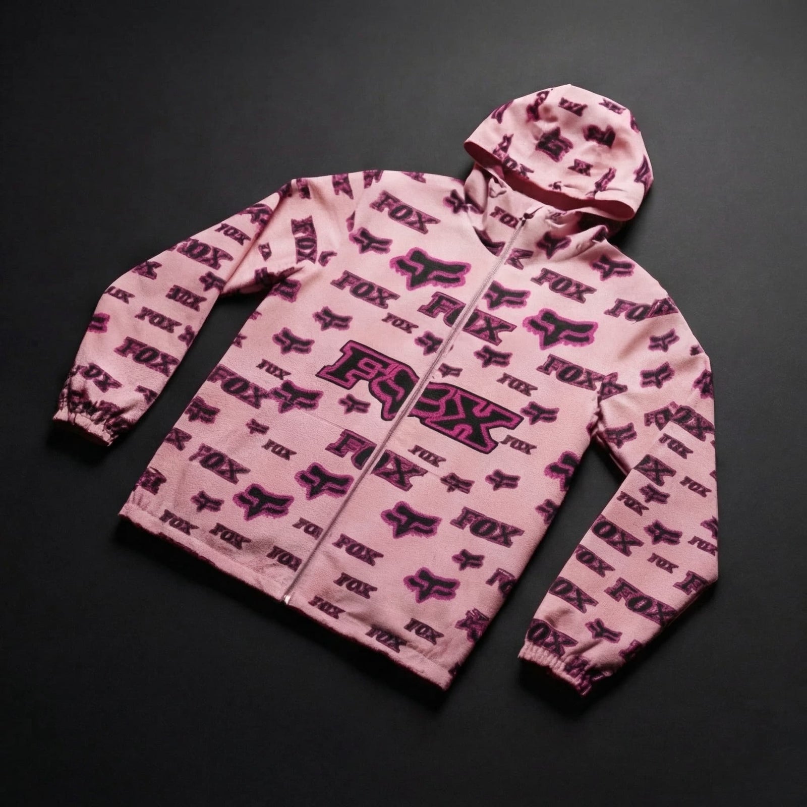 Jacket Déperlante FOX Pink Edition – Style Motocross Premium