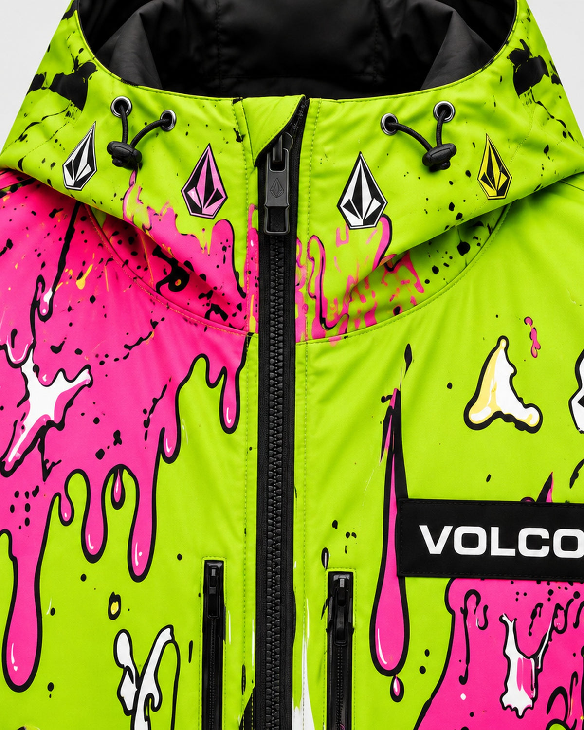 Veste Volcom Toxic Drip - Capuche et col