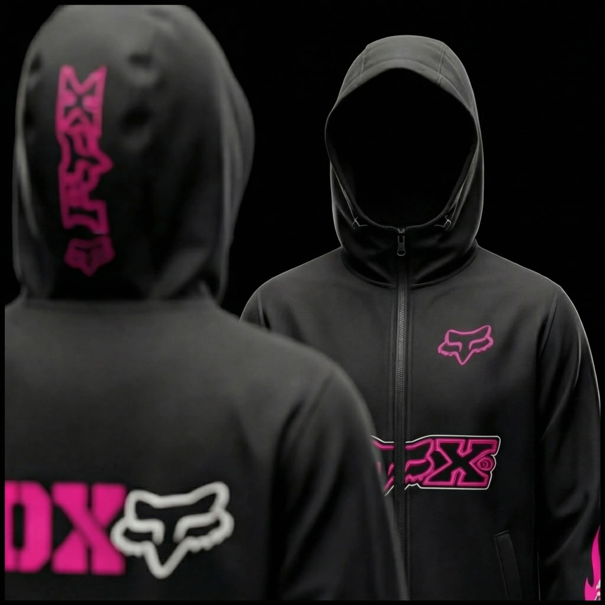 Jacket Imperméable FOX Pink Racing Edition – Style Premium
