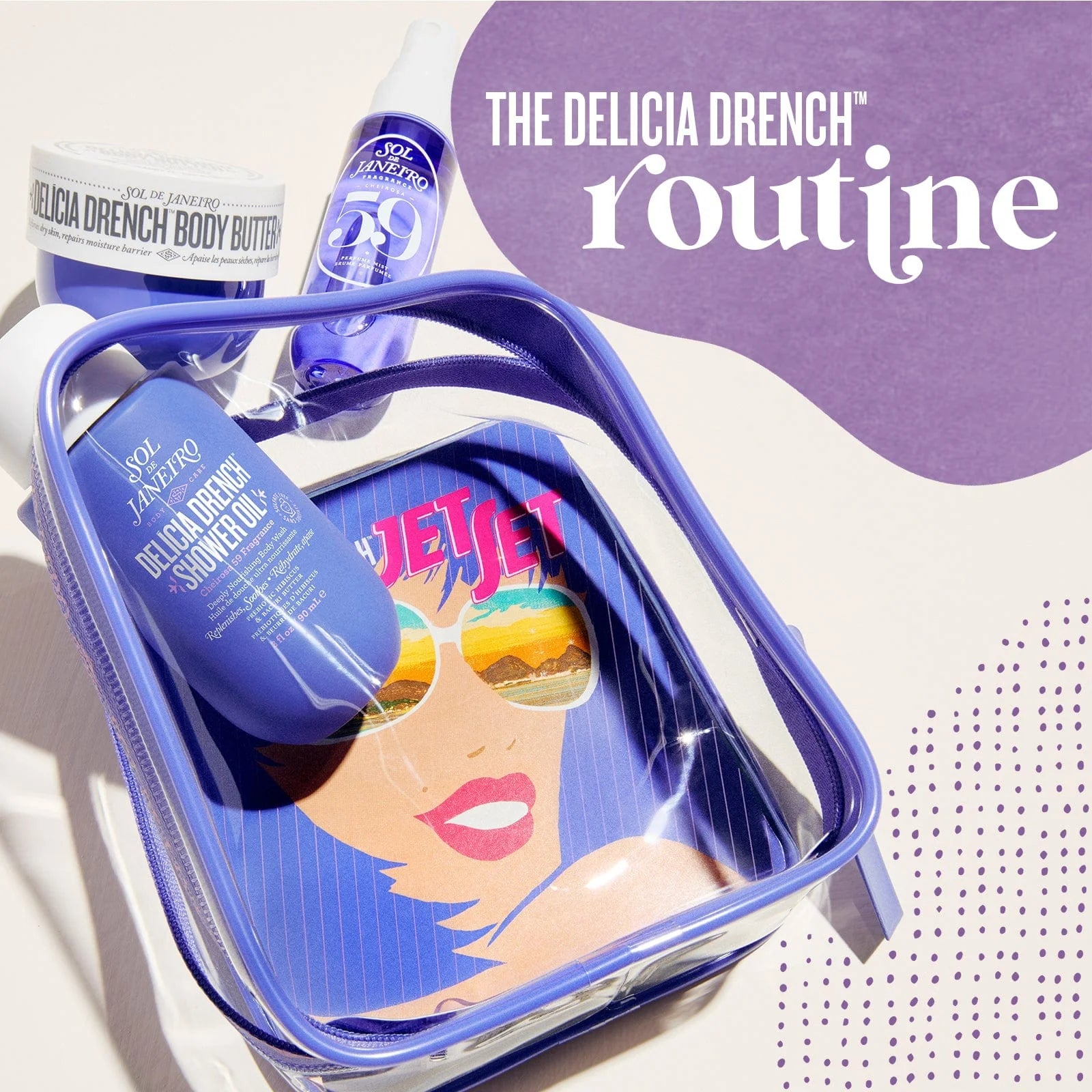 Kit Voyage Delícia Drench n°59 – Parfum Corps & Soins Hydratants