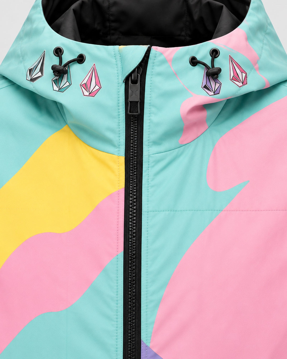 Veste Volcom Pastel Pop - Capuche et col