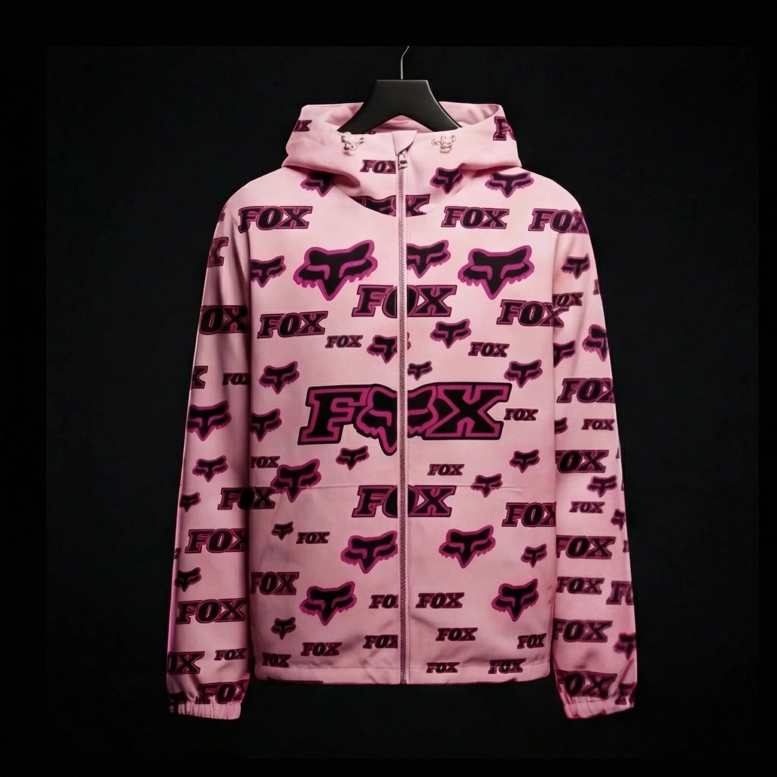 Jacket Déperlante FOX Pink Edition – Style Motocross Premium