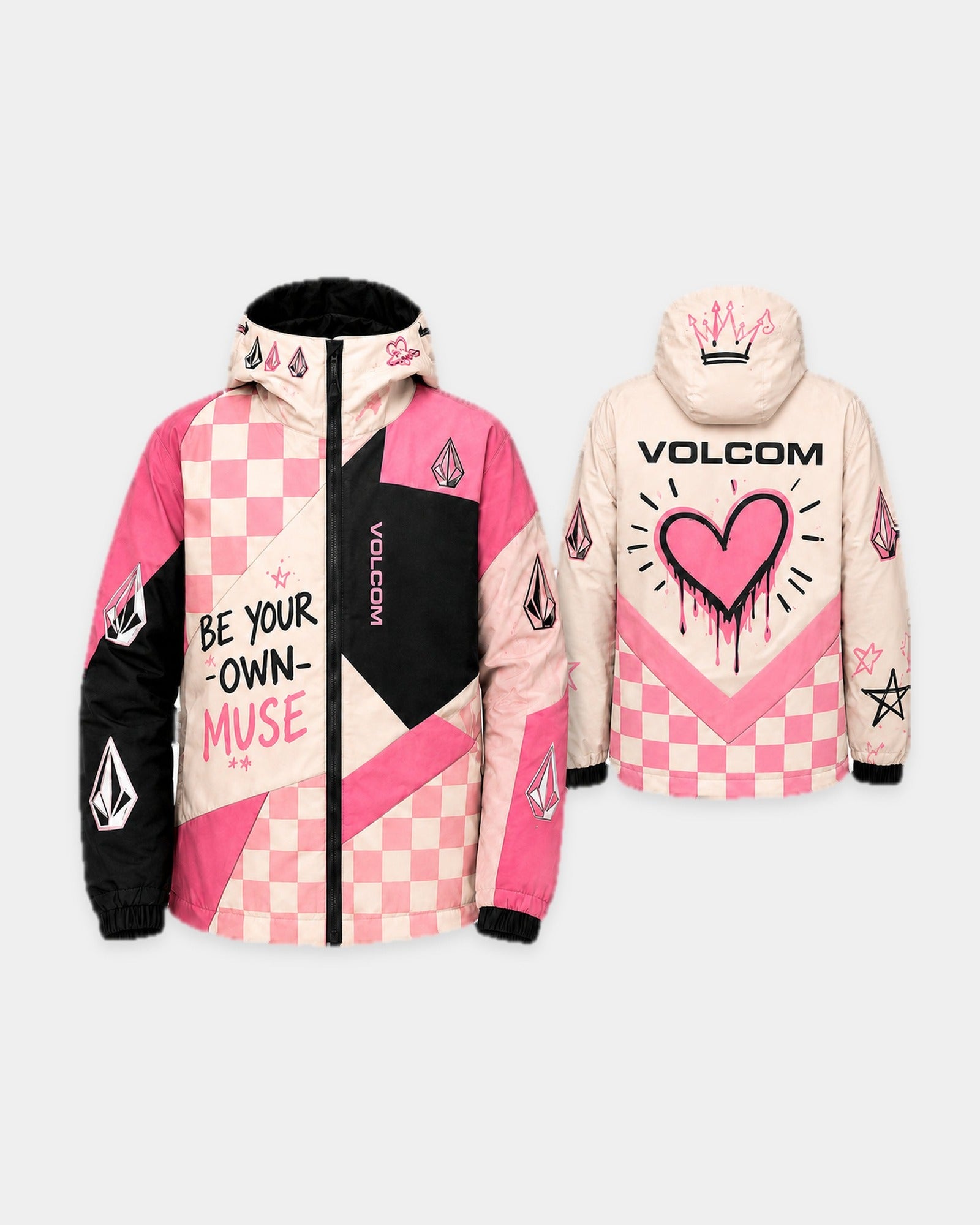 Veste Volcom Sweet Rebel - Vue avant et arrière