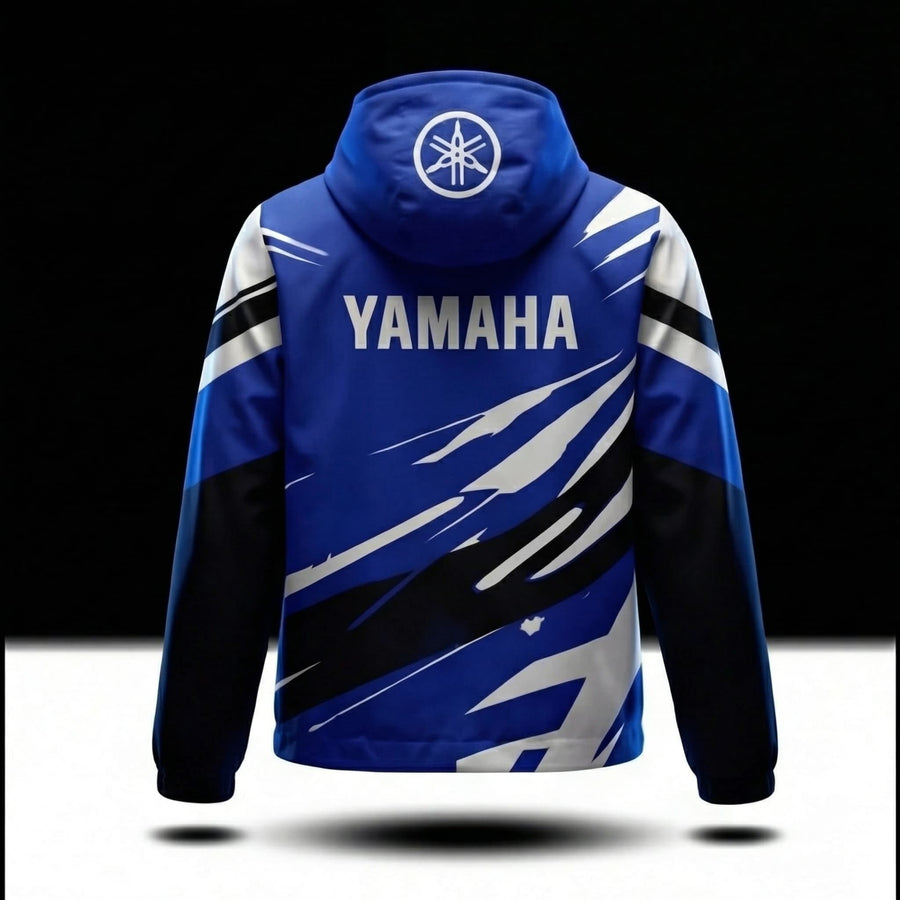 Jacket Déperlante Yamaha Racing Blue – Style Motocross Premium