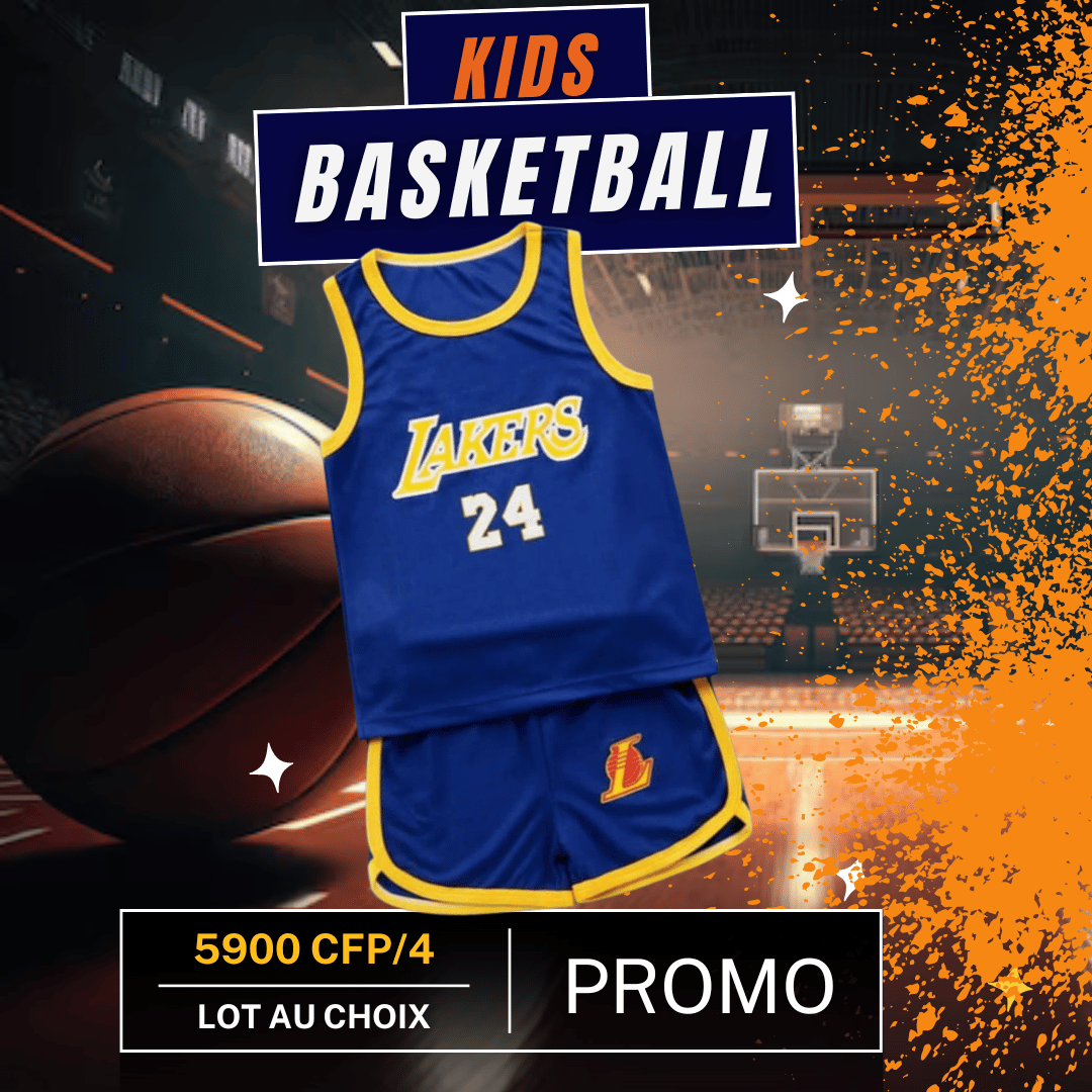 Kids Basketball Pack – 4 Outfits to Choose From | Bulls & Lakers | Promo