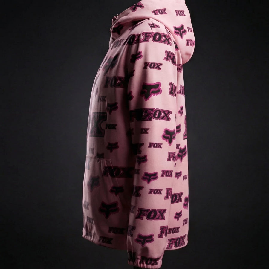Jacket Déperlante FOX Pink Edition – Style Motocross Premium