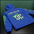 Jacket Déperlante Monster Blue Racing – Style Motocross Premium