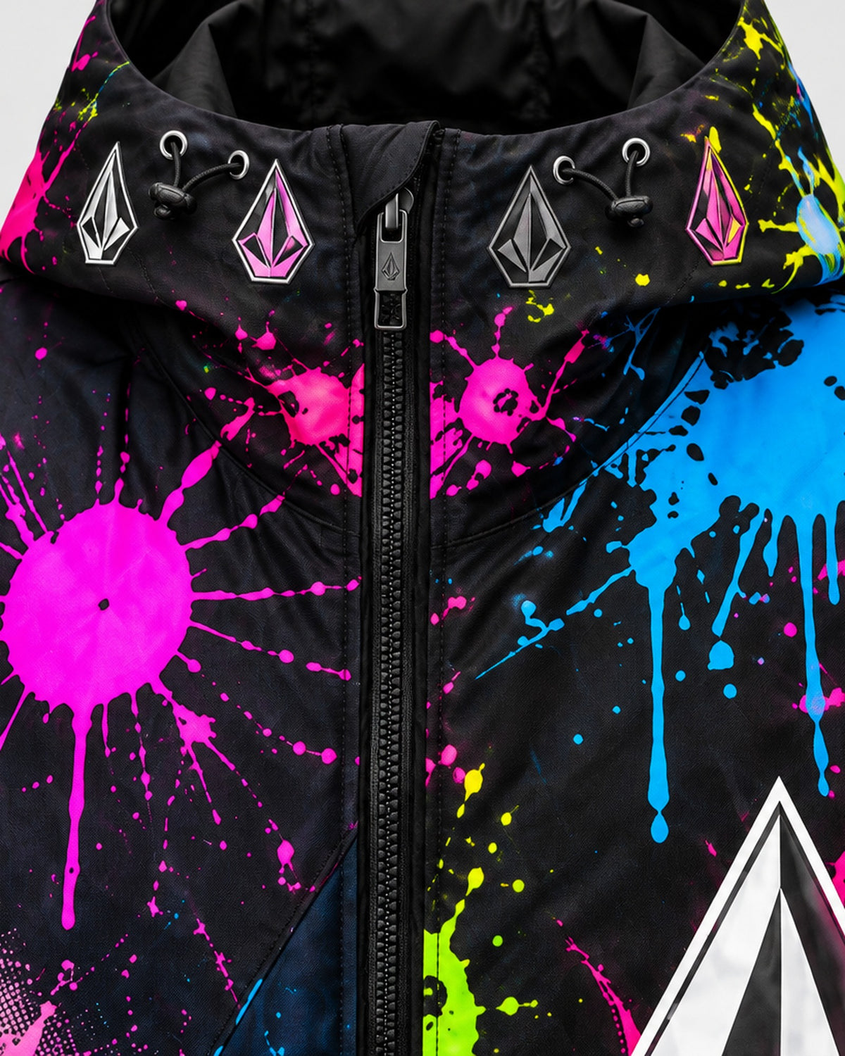Veste Volcom Neon Meltdown - Capuche et col