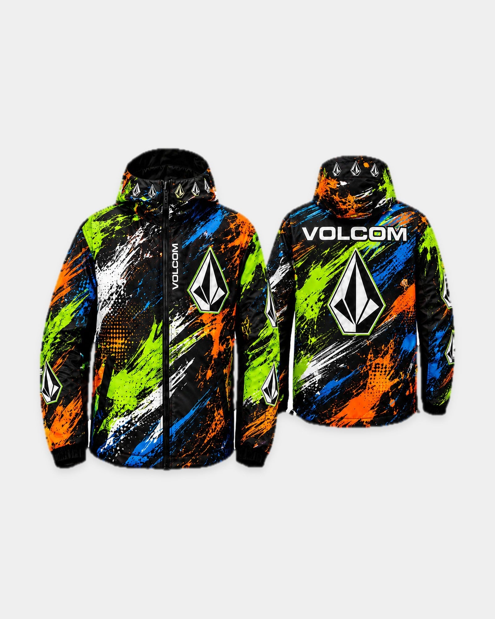 Veste Volcom Electric Rush - Vue avant et arrière