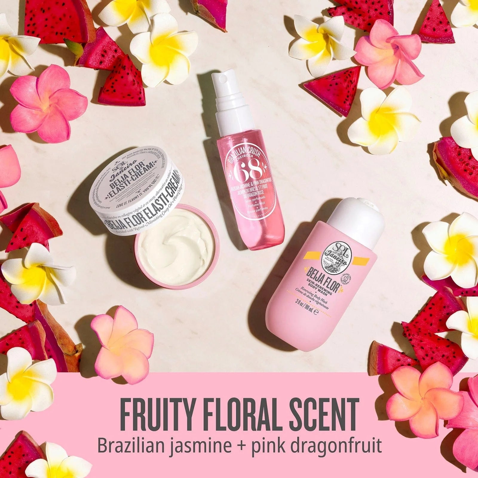 Kit Beija Flor n°68 – Brume, Crème & Gel Douche (Travel Set)