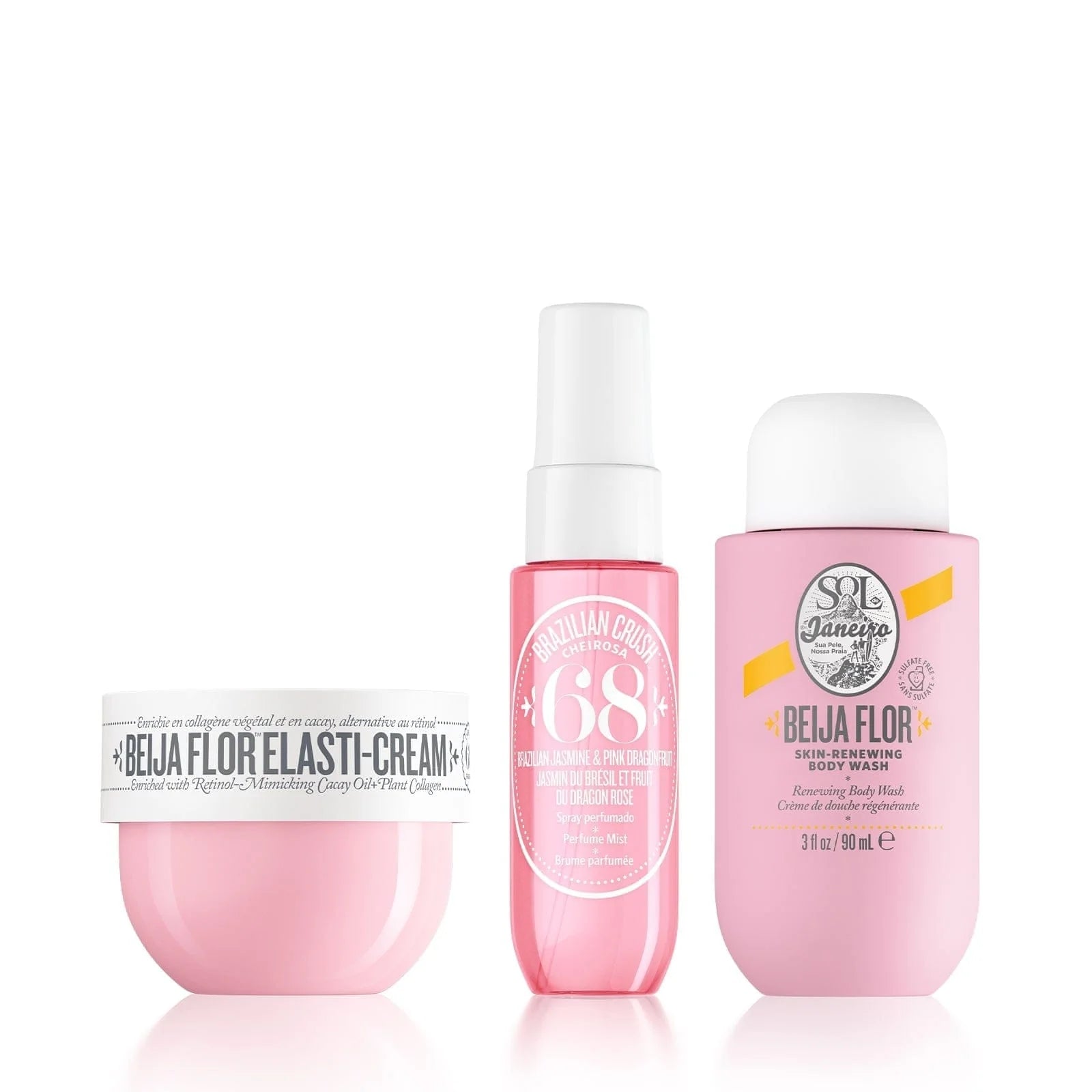 Kit Beija Flor n°68 – Brume, Crème & Gel Douche (Travel Set)