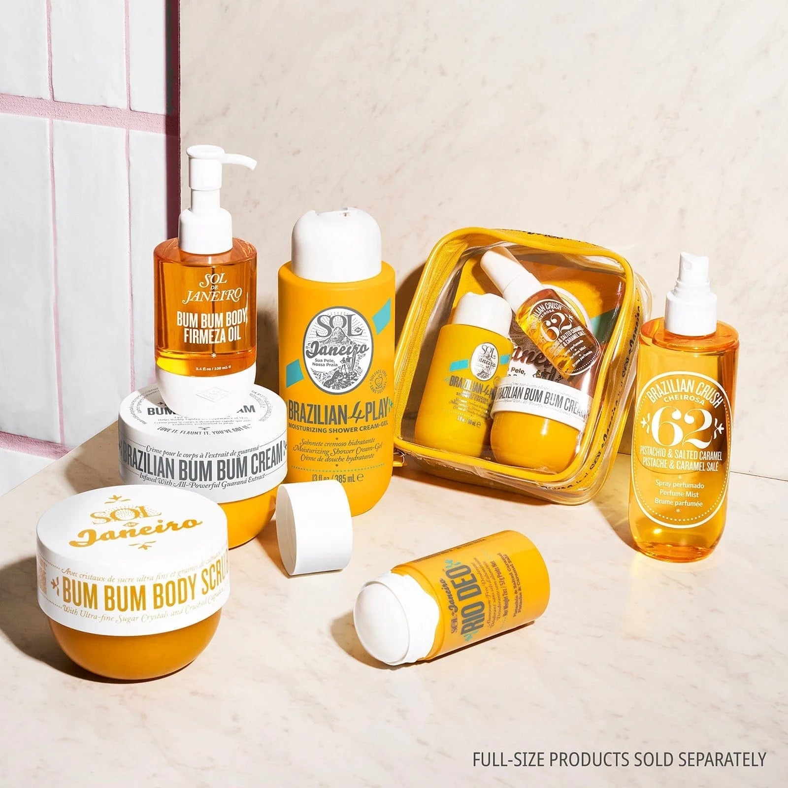 Brazilian Bum Bum n°62 – Travel Kit : Brume, Crème & Body Wash