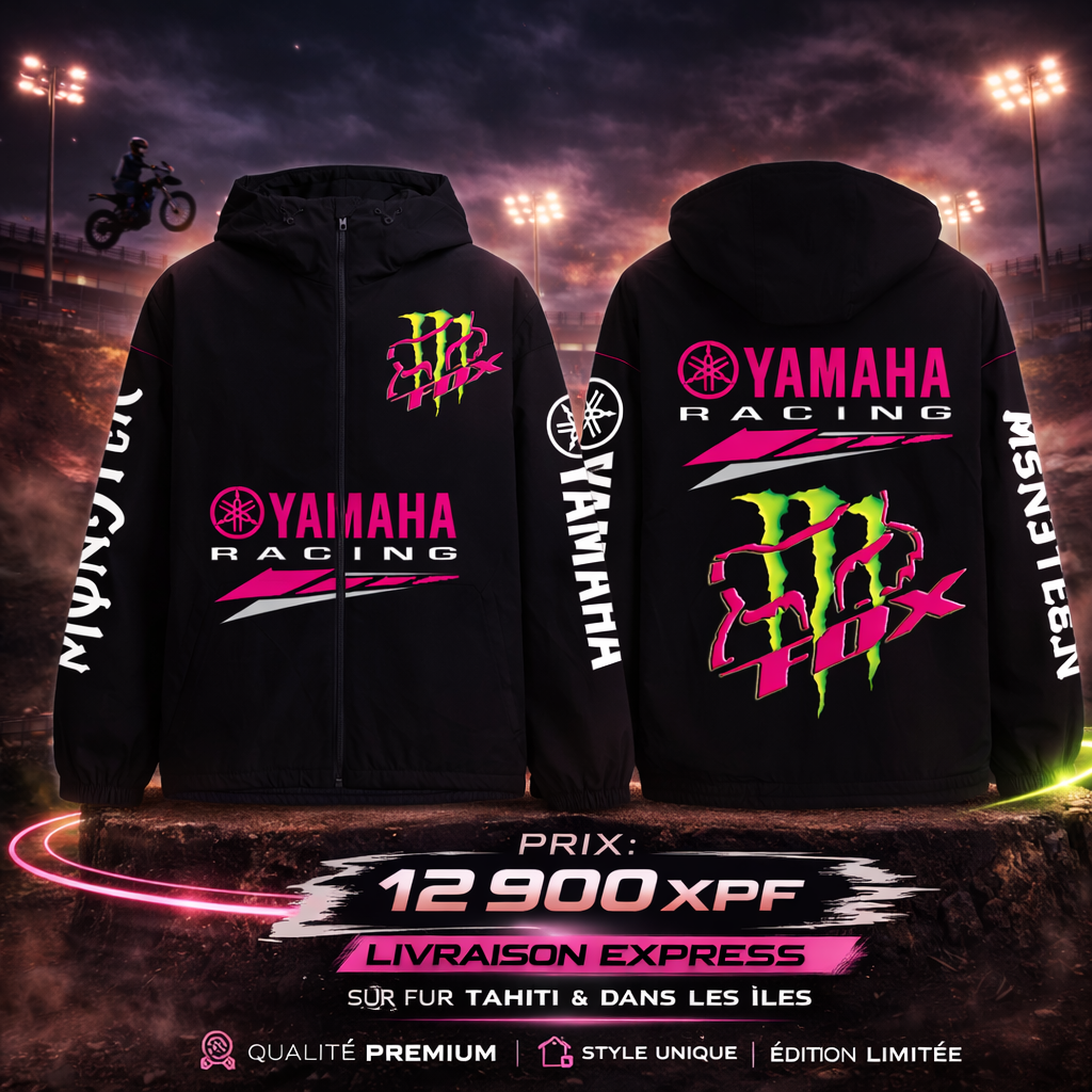 Jacket Imperméable Yamaha Racing Edition – Style Motocross Premium