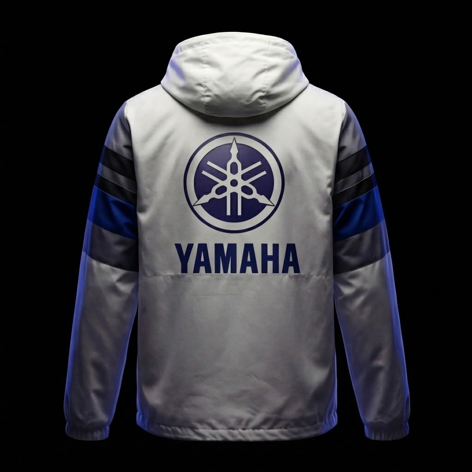 Jacket Déperlante Yamaha Racing White – Édition Premium Motocross