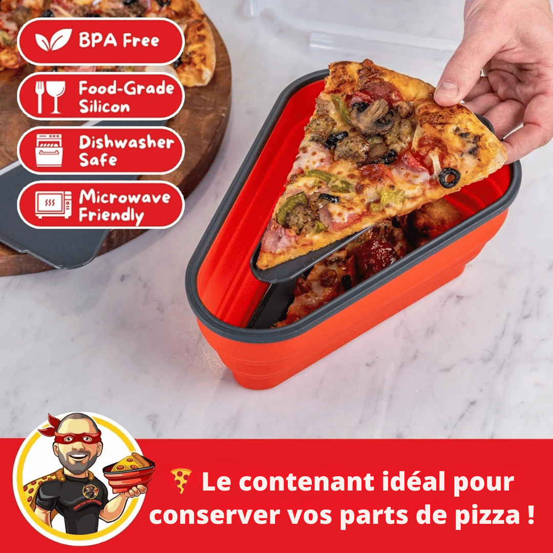 Boîte de Rangement Réutilisable pour Pizza - The Perfect Pizza Pack™ - Polynesia Market