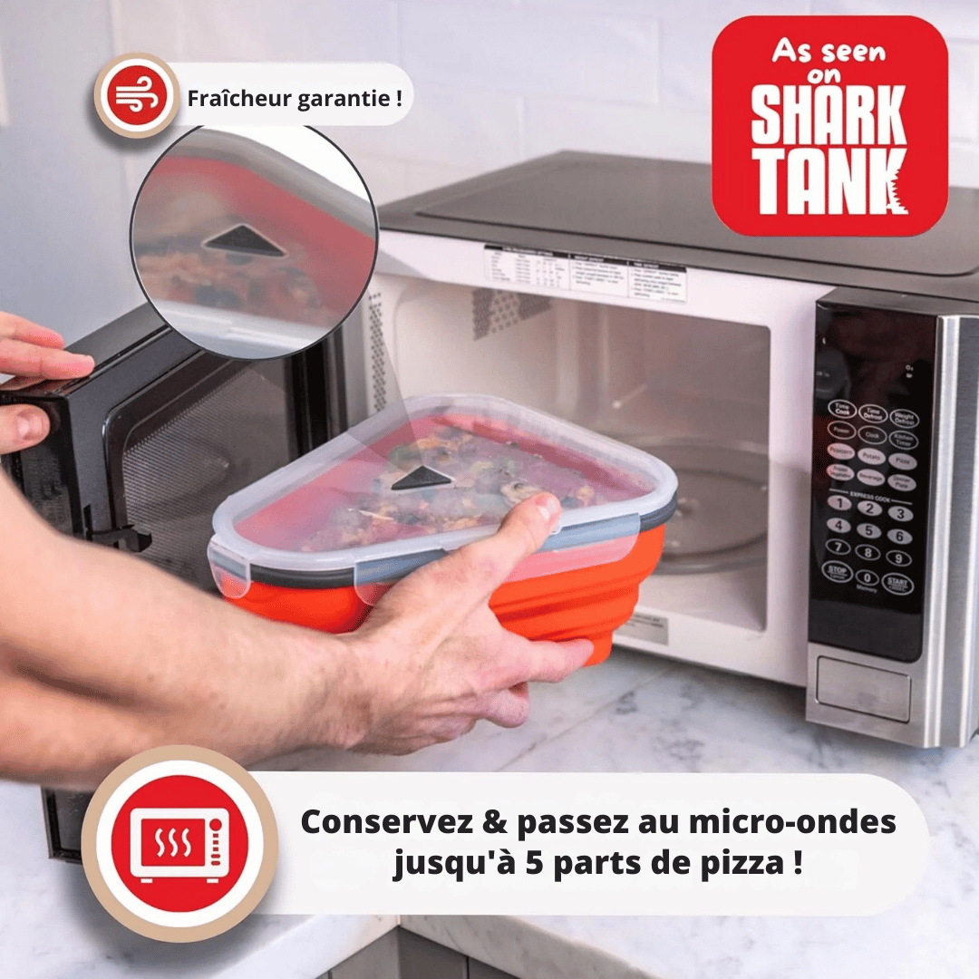 Boîte de Rangement Réutilisable pour Pizza - The Perfect Pizza Pack™ - Polynesia Market