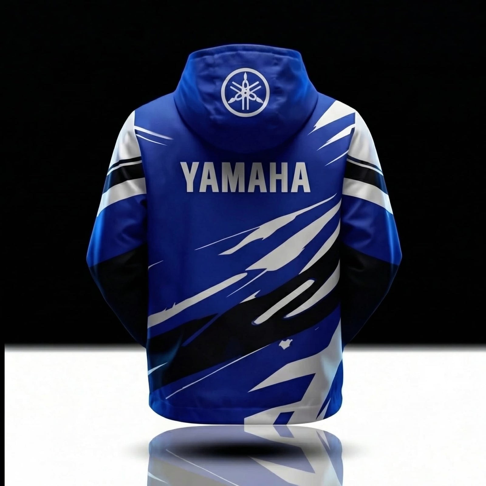 Jacket Déperlante Yamaha Racing Blue – Style Motocross Premium