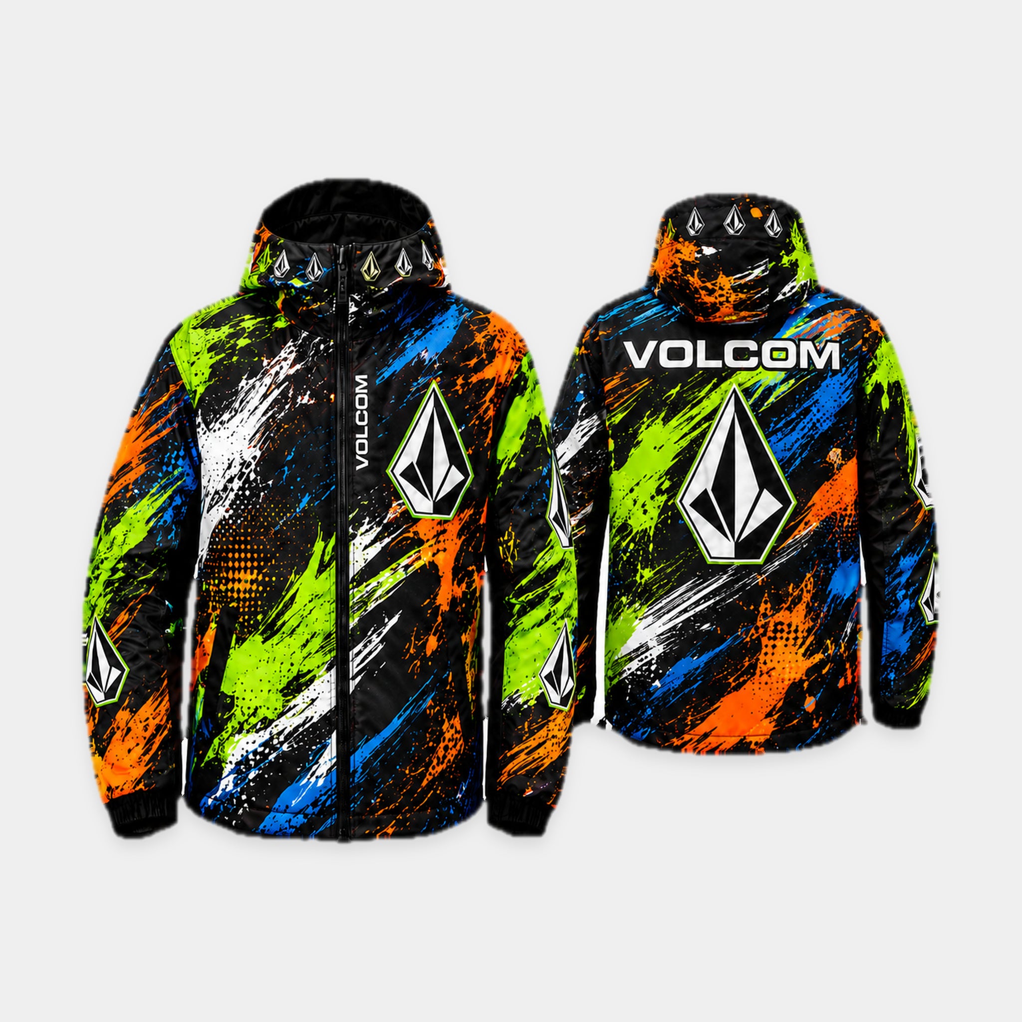 Veste Volcom Electric Rush - Vue avant et arrière