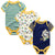 Ensemble 3 pièces Bébé 100% Coton - Bodysuit Doux et Abordable - Polynesia Market