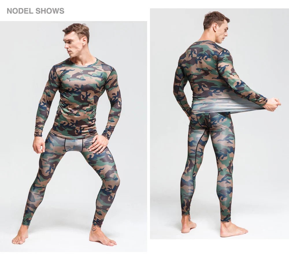 Ensemble Thermique Camouflage Homme – Confort & Performance - Polynesia Market