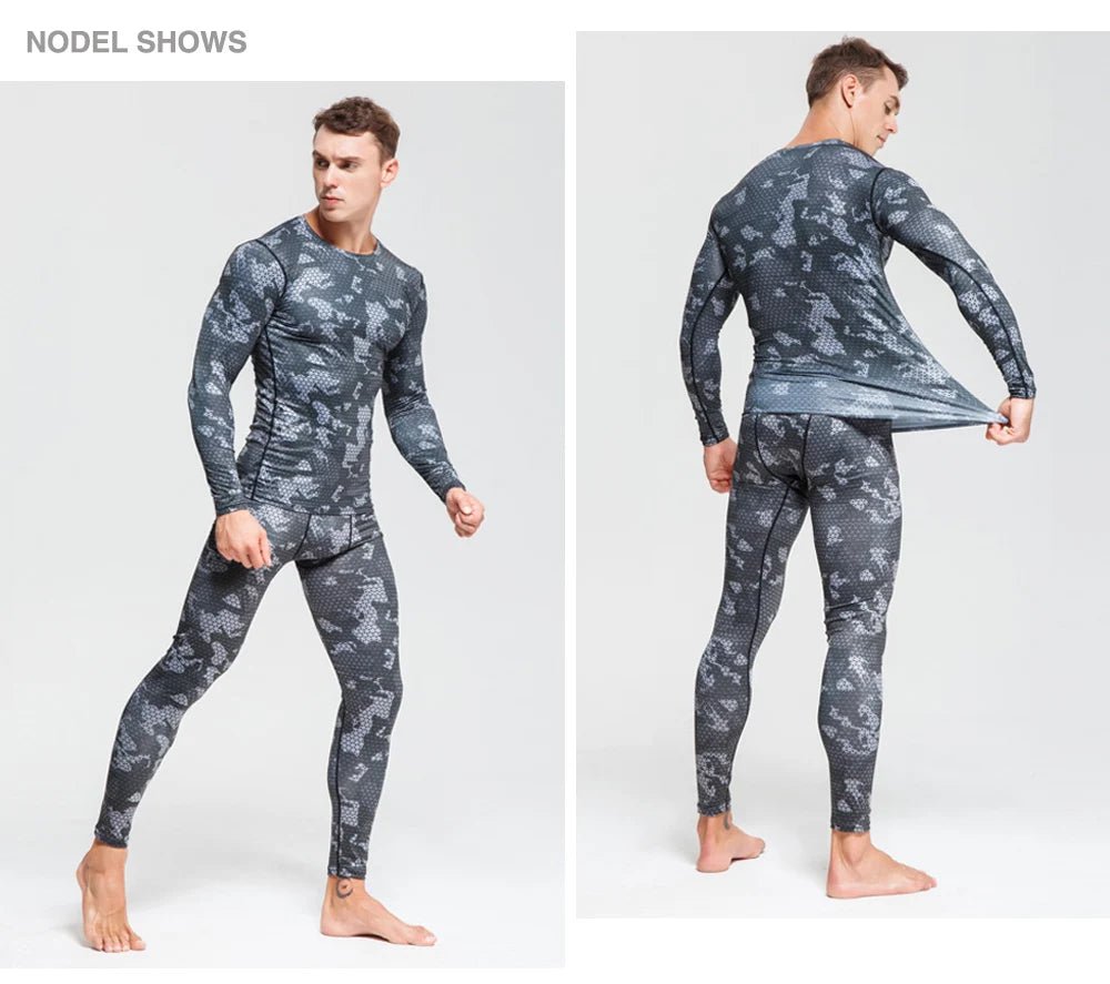 Ensemble Thermique Camouflage Homme – Confort & Performance - Polynesia Market