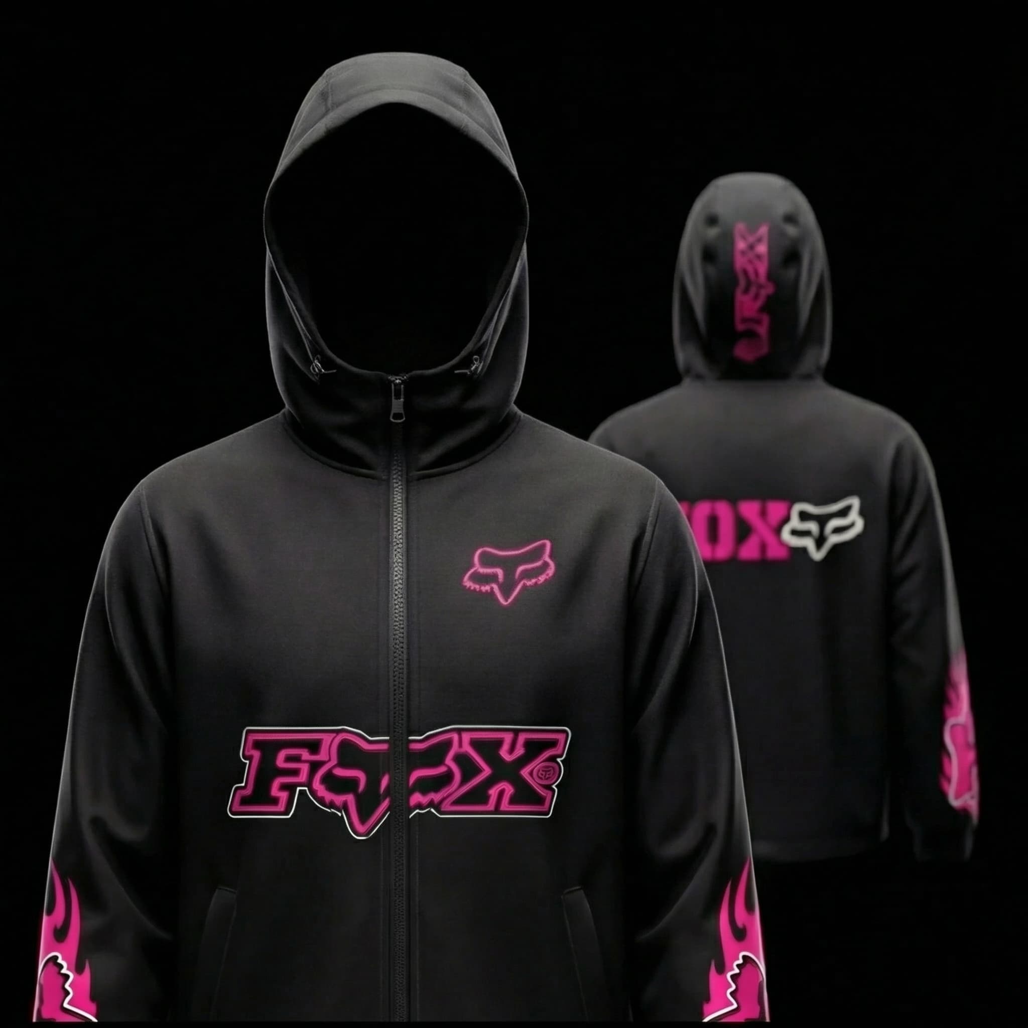 Jacket Imperméable FOX Pink Racing Edition – Style Premium