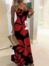 Floral Print Spaghetti Strap Dress, Vacation Backless Cami Dress For Spring & Summer, Women's Clothing - Polynesia Market