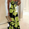 Floral Print Spaghetti Strap Dress, Vacation Backless Cami Dress For Spring & Summer, Women's Clothing - Polynesia Market