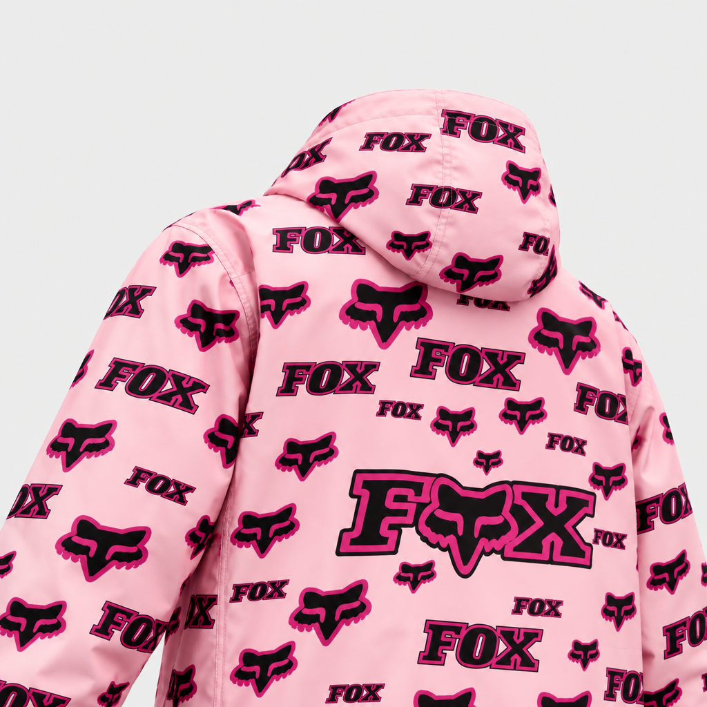 Veste FOX Pink - Dos trois-quarts