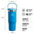 Gourde Stanley avec Paille Pliable | 0.89L - Polynesia Market
