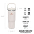 Gourde Stanley avec Paille Pliable | 0.89L - Polynesia Market