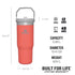 Gourde Stanley avec Paille Pliable | 0.89L - Polynesia Market