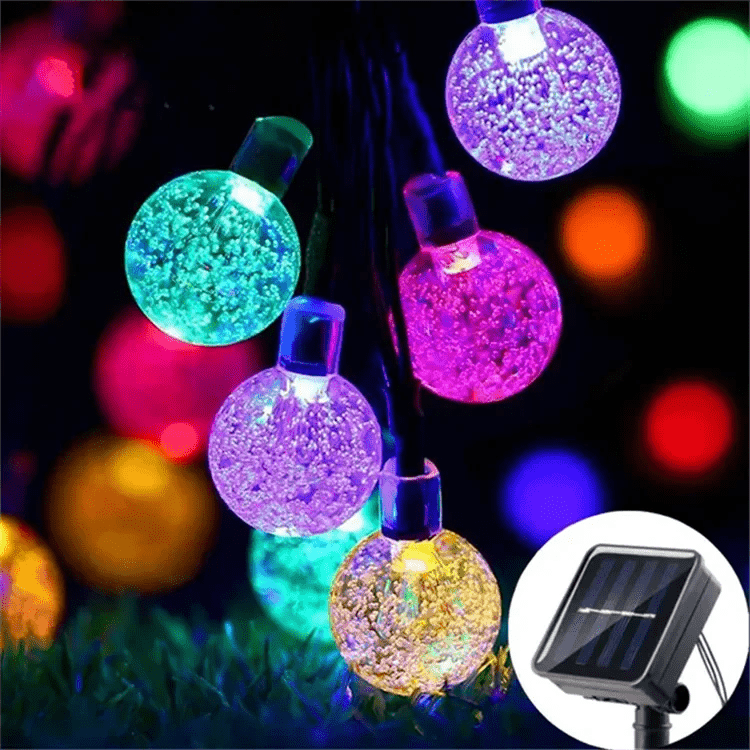 Guirlande Lumineuse Solaire LED - Décor Extérieur - Polynesia Market