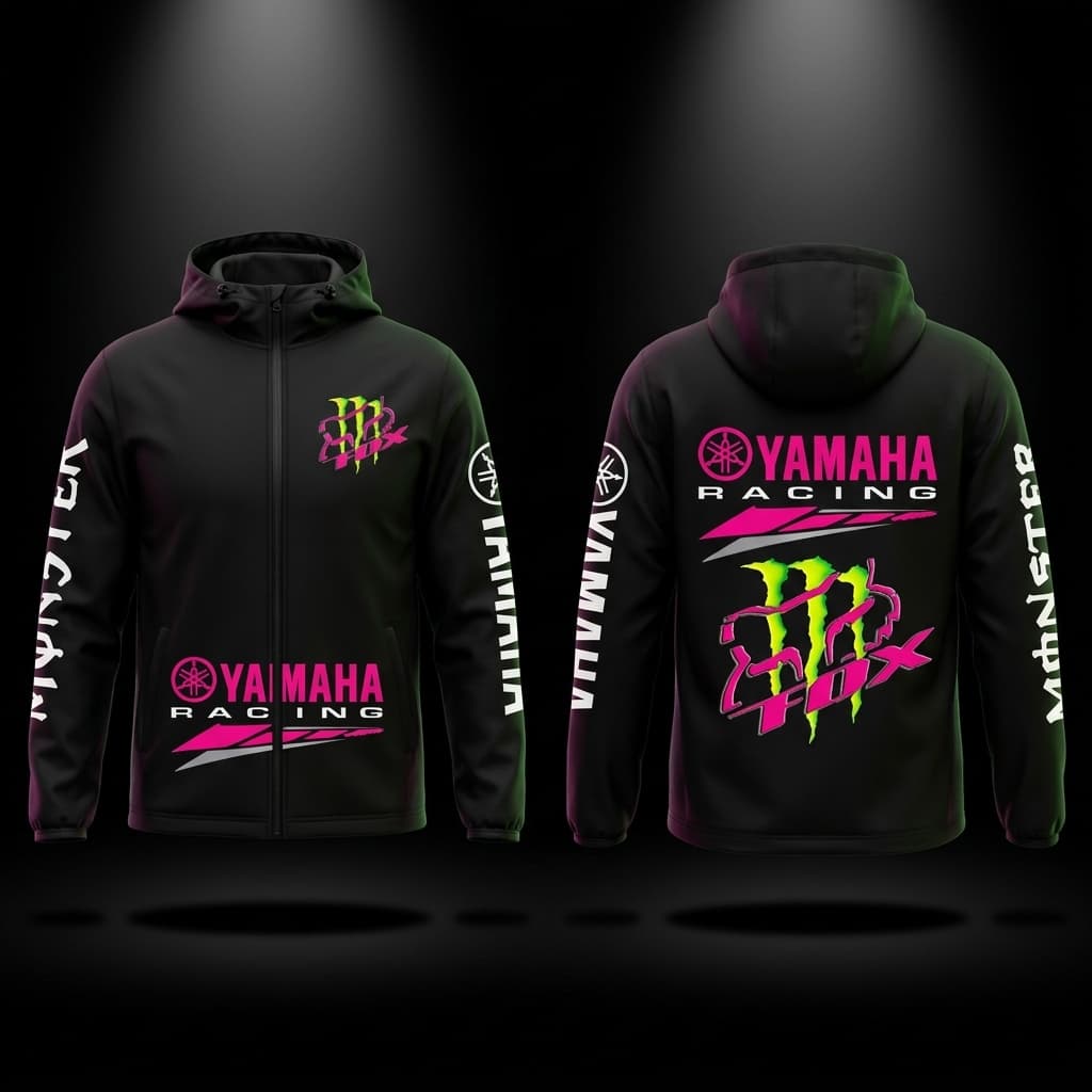 Jacket Imperméable Yamaha Racing Edition – Style Motocross Premium